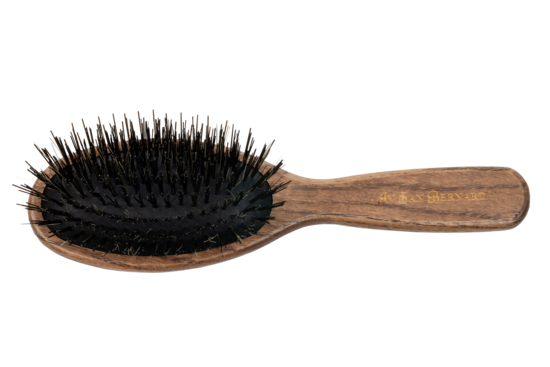 Iv San Bernard Large Oval Brush Pneumatic Nylon Boar - щетка с щетиной кабана с нейлоном