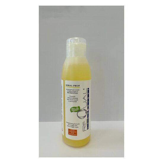 REQUAL Keral-Prof Shampoo, 125 ml - conditioning shampoo that washes without altering the textures rough and semi-rough coats