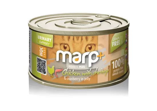 Marp Holistic Plus – Chicken with shrimp and cranberry in jelly, 70g