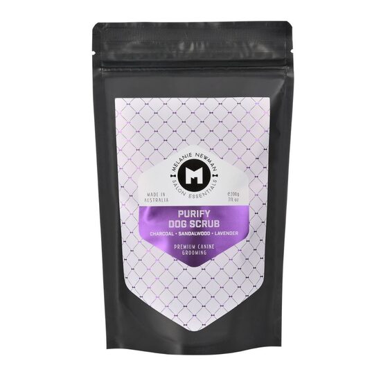 Melanie Newman Purify Scrub, 200g - скраб для отшелушивания отмерших клеток кожи собаки