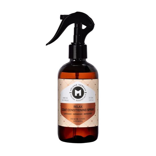 Melanie Newman Relax Dog Conditioning Spray, 250ml - несмываемый аэрозоль и спрей, распутывающий колтуны