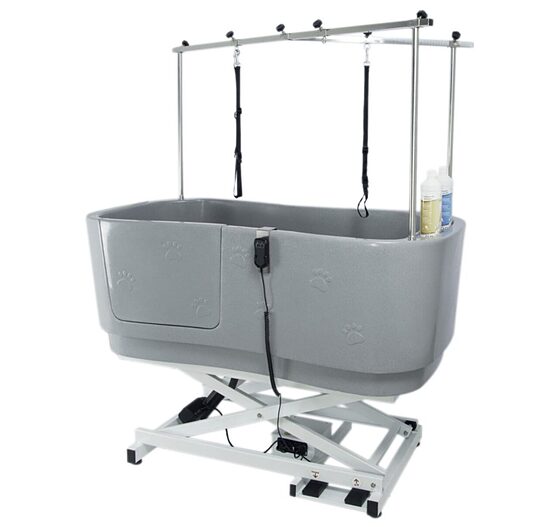 Phoenix Universal ELECTRIC Grooming Bathtub with Arm, Grey 148x80 cm - ON ORDER!