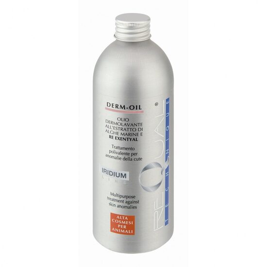 REQUAL Oil Derm-Oil, 1000 ml - for dry and dehydrated skin, oily or seborrheic skin, smelly dogs, dogs eith eczema, dandruff, redness, itching