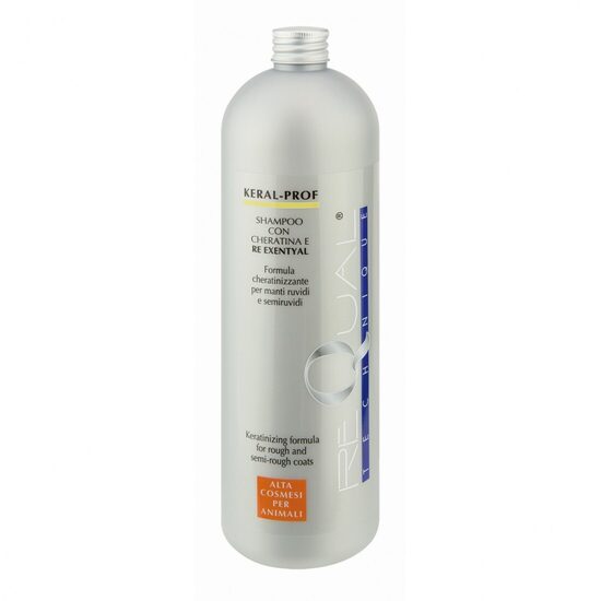 REQUAL Keral-Prof Shampoo, 1000 ml - conditioning shampoo that washes without altering the textures rough and semi-rough coats
