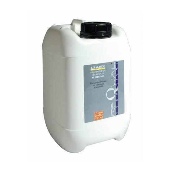 REQUAL Keral-Prof Shampoo, 5000 ml - conditioning shampoo that washes without altering the textures rough and semi-rough coats