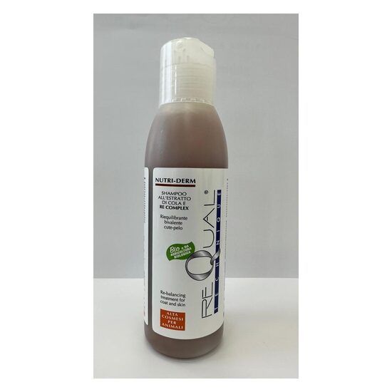 REQUAL Nutri-Derm Shampoo, 125 ml - rebalancing shampoo for strengthening the protective barriers of the dog's coat and skin