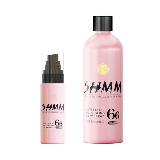  SHMM Anti-static Detangling Silky Spray, 500ml - антистатический спрей для распутывания ниспадающей шерсти