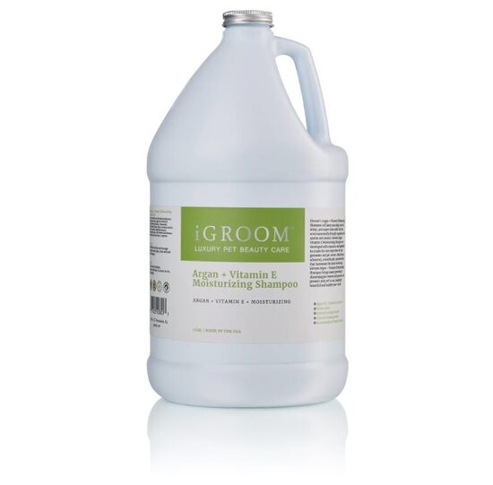 iGroom Argan + Vitamin E Moisturizing Pet Shampoo, 3.78L 