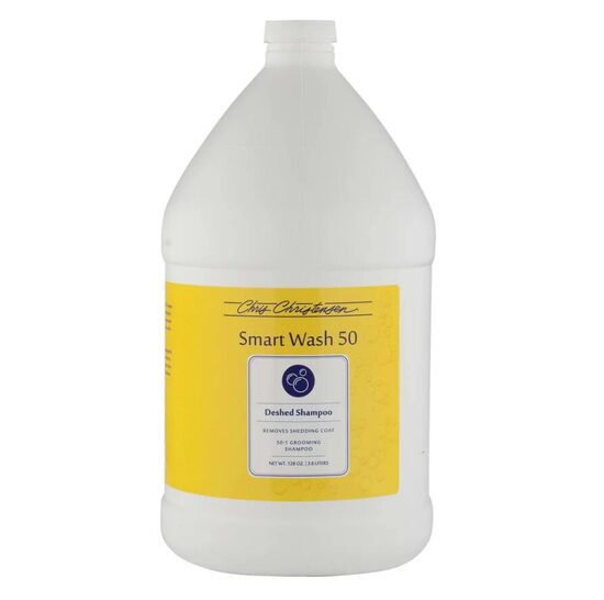Chris Christensen SmartWash 50 De-Shed Shampoo, 3.78L - effectively removes loose coat