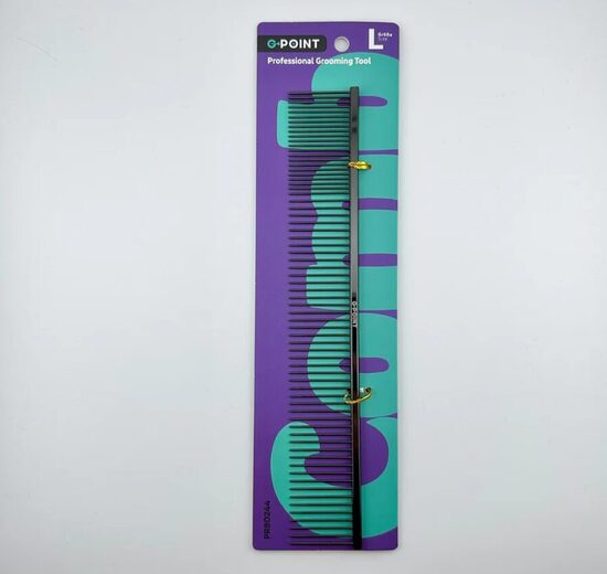 G-Point Stainless Steel Comb No.1 - 24 cm - профессиональная расческа