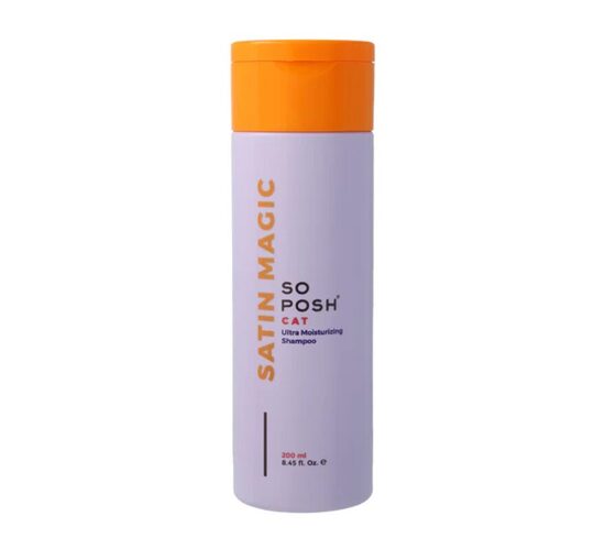 So Posh Satin Magic Cat Shampoo, 200ml - делает шерсть невероятно мягкой, шелковистой и полной жизни