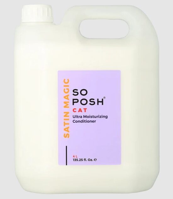 So Posh Satin Magic Cat Conditioner, 4000ml - Идеальная шелковистость шерсти