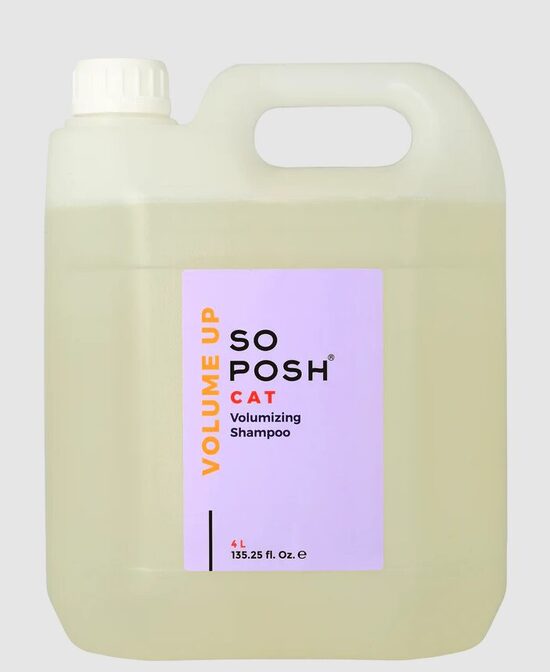 So Posh Volume Up Cat Shampoo, 4000ml - шампунь для кошек, придающий объем и густоту