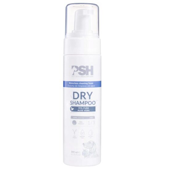 PSH Daily Beauty line Dry Shampoo Foam, 200ml - sausais šampūns suņiem un kaķiem ērtā putu veidā mājas lietošanai