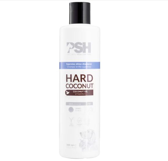 PSH Daily Beauty line Hard Coconut Shampoo, 300ml - kokosriekstu šampūns asspalvainajiem suņiem un kaķiem lietošanas mājāš