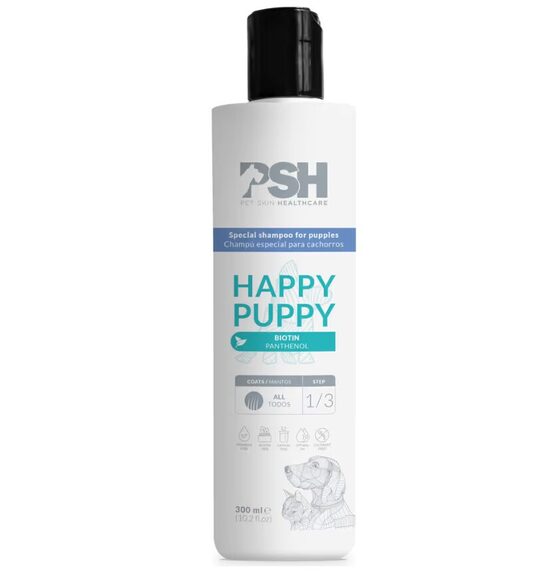 PSH Daily Beauty line Happy Puppy Shampoo, 300ml - kucēniem un kaķēniem paredzēts šampūns lietošanai mājās