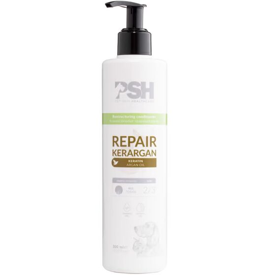 PSH Daily Beauty line Repair Kerargan Conditioner, 300ml - atdzīvinošs un mitrinošs kondicionieris visiem apmatojuma tipiem suņiem un kaķiem