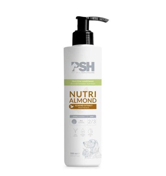PSH Daily Beauty line Nutri Almond Conditioner, 300ml - kondicionieris suņu un kaķu gariem, viļņainiem un cirtainiem matiem suņiem un kaķiem
