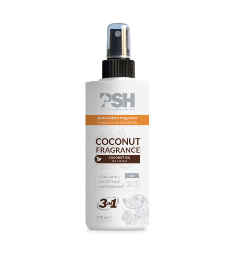 PSH Daily Beauty line Coconut Antiox Fragrance, 100ml - тропический кокосовый ароматизатор с антиоксидантными свойствами для собак и кошек