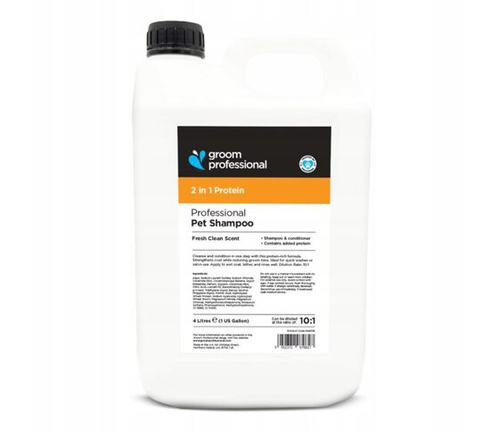 Groom Professional 2 In 1 Shampoo, 4000ml