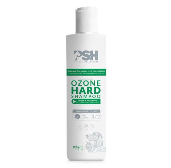 PSH Pro Health Ozone Hard Shampoo, 300ml - ozonēts šampūns jutīgas, kairinātas ādas atjaunošanai, palīdz nomierināt smagākas ādas problēmas