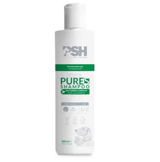 PSH PRO HEALTH Pure S Shampoo, 300ml - specializēts suņu šampūns ar jutīgu ādu