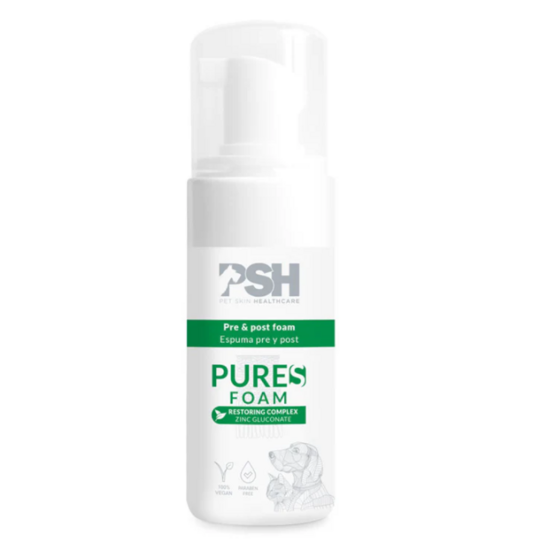 PSH PRO HEALTH Pure S Skin Foam (PYO), 60ml - putas suņu ar jutīgu ādu kopšanai
