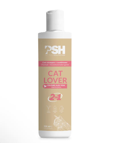 PSH 2 IN 1 Shampoo Cat, 300ml - 2 vienā šampūns + kondicionieris kaķiem