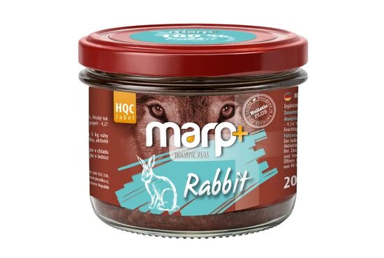 Marp Holistic Plus - 100% Rabbit in a Jar for Dogs, 200g
