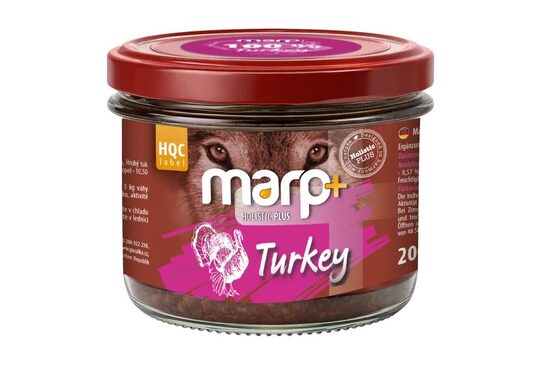 Marp Holistic Plus - 100% Turkey in a Jar for Dogs, 200g