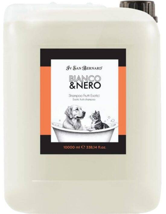 Iv San Bernard Black and White Line Exotic Fruits Shampoo, 10000 ml - universāls šampūns ar eksotiskiem augļiem