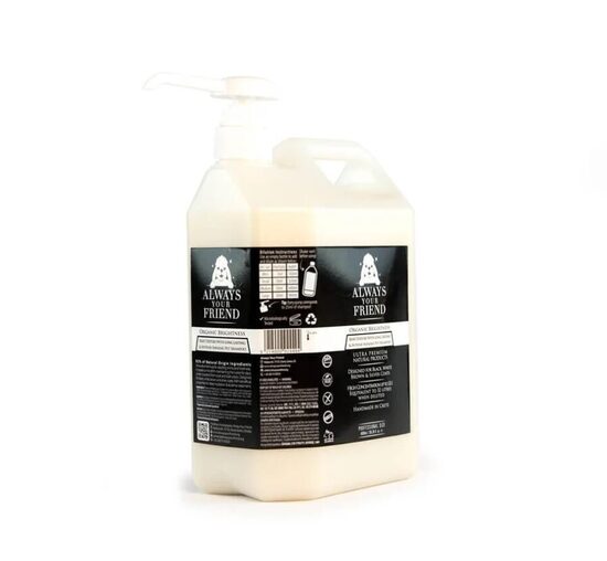 Always Your Friends Organic Brightness Shampoo, 4000ml - Apreibinošs spīdums un vitalitāte jau pēc pirmās mazgāšanas