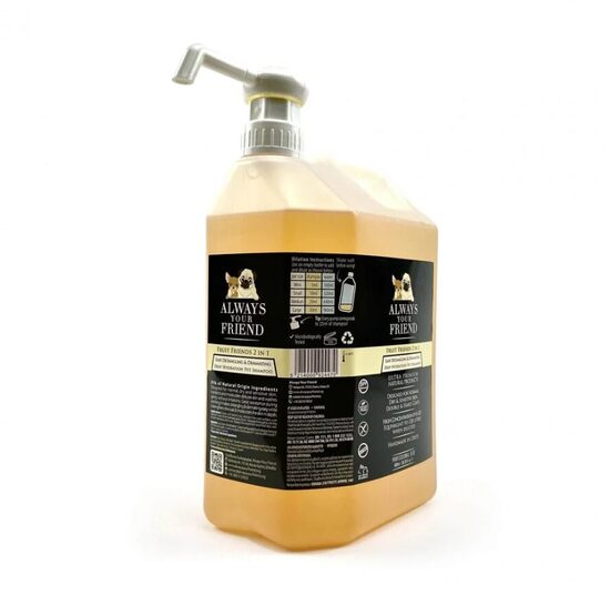 Always Your Friends Fruit Friends Shampoo 2in1, 4000ml - šampūns veicina ilgstošu mitrināšanu, uzlabo ķemmējamību