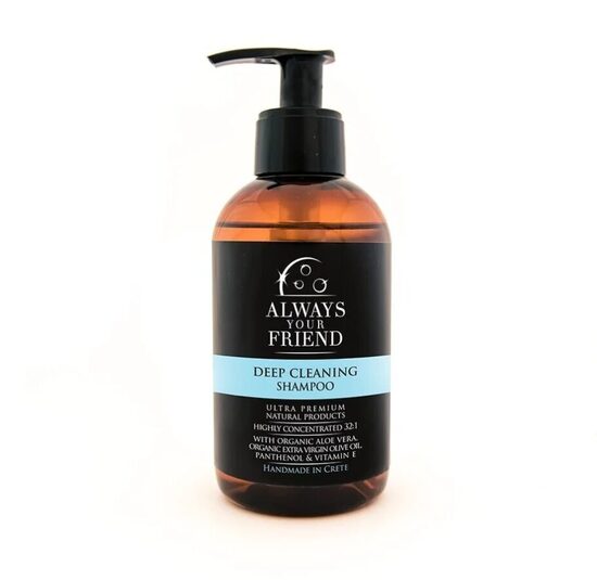 Always Your Friends Deep Cleaning Shampoo, 250ml - dziļi attīrošs šampūns organiskai ādas kopšanai