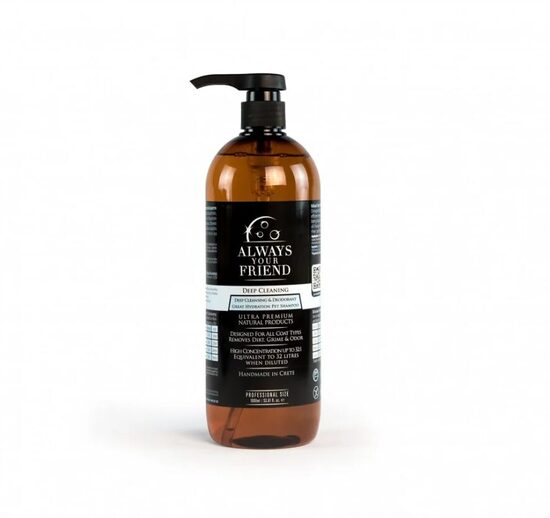 Always Your Friends Deep Cleaning Shampoo, 1000ml - dziļi attīrošs šampūns organiskai ādas kopšanai