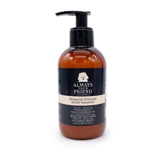 Always Your Friends Miracle Volume Boost Shampoo, 250ml - keratīna un zīda proteīnu šampūns apjomam, kas sabiezina apmatojumu