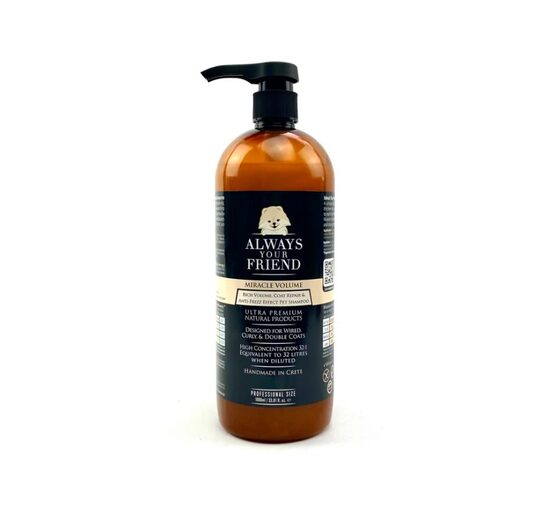 Always Your Friends Miracle Volume Boost Shampoo, 1000ml - keratīna un zīda proteīnu šampūns apjomam, kas sabiezina apmatojumu