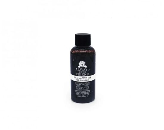 Always Your Friends Brilliant White / Whitening shampoo, 50ml - dabīgs, spilgts balinošs šampūns ar ilgstošu iedarbību