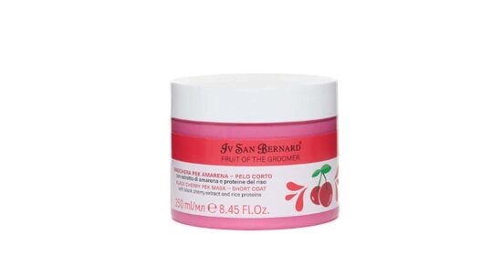 Iv San Bernard NEW Black Cherry (Amarena) Mask, 250 ml - atjaunojoša, atsvaidzinoša maska īsam apmatojumam