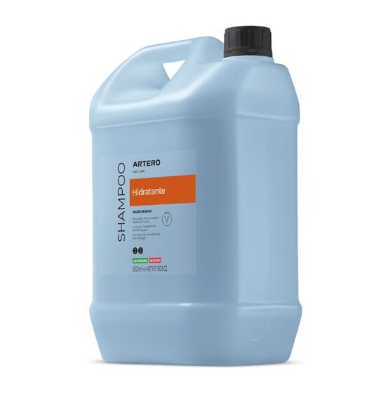 Artero Hidratante Shampoo, 5000 ml - garspalvainām šķirnēm vai sausiem un bojātiem mēteļiem