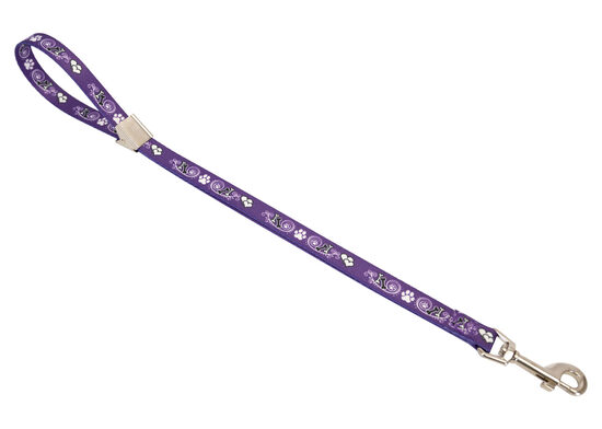 Show Tech Grooming Noose with Pawprint Purple 45 x 1.5 cm