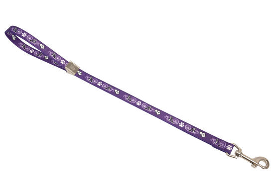 Show Tech Grooming Noose with Pawprint Purple 55 x 1.5 cm