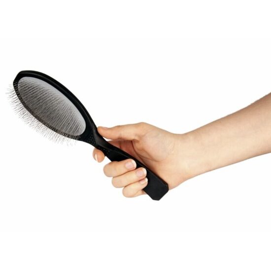 Show Tech Ultra Pro Side Slicker Black Small Soft with pins 22mm - Мягкий сликер для распушения и финиша с зубчиками 22 мм