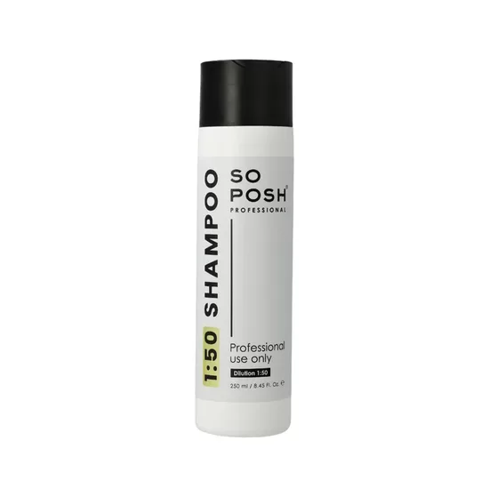 So Posh 1:50 Professional Shampoo, 250 ml - высококонцентрированная формула глубокого очищения