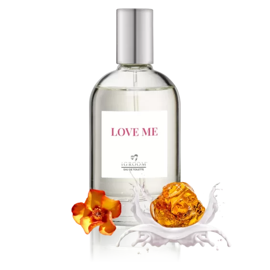 iGroom Love Me Pet Perfume - Florals, Amber & Creamy Musk Scent, 100mL