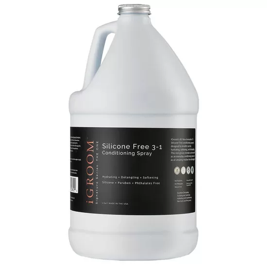 iGroom Silicone Free 3-1 Conditioning/Detangling Pet Spray, 3.78L 