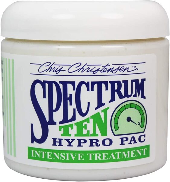 CHRIS CHRISTENSEN Spectrum 10 Hypro Pac Treatment, 473ml - kondicionieris suņiem un kaķiem trausla un bojāta apmatojuma atjaunošanai