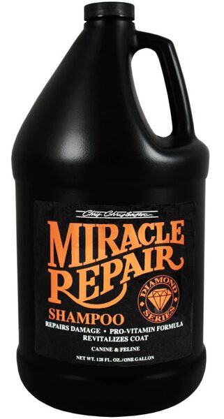 CHRIS CHRISTENSEN Diamond Miracle Repair Shampoo, 3,78L - Nostiprinošs un atjaunojošs šampūns suņiem un kaķiem