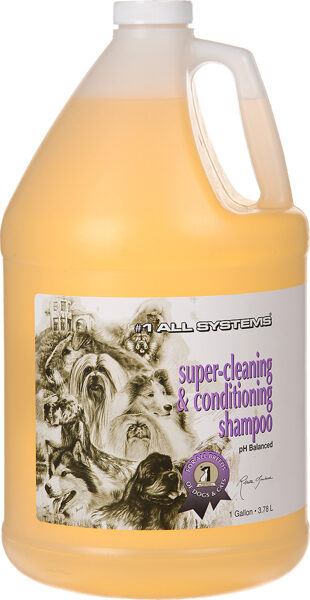 #1 All Systems Super Cleaning and Conditioning Shampoo Gallon, 3,78 L - maigi attīrošs šampūns