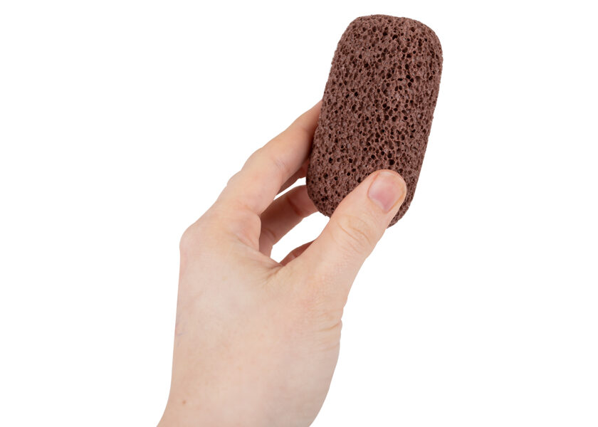 Show Tech Groom Stone Dark Brown 8 x 4 x 3 cm - камень для стриппинга - Коричневый